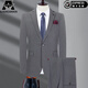 
AJGNEAMAIN Italian light luxury suit men's spring Korean style slim wedding banquet business casual suit jacket SM9901-Black [two buckles without slit] S 165/84A [recommended 100-110Jin [Jin equals 0.5 kg]]