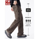Vancl Eslite [gleiches Modell von Lei Jun] Plüsch Maillard Arbeitshose für Herbst- und Winterladung Casual Hosen 9857 Erdfarbe Plüsch M [90jin [Jin entspricht 0,5 kg] -110jin [Jin gleich 0,5 kg]]