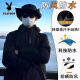 花花公子（PLAYBOY）冲锋衣男款2025新款夏季薄款户外三合一外套软壳爬山服女防风登山 6628黑色【男女同款】【三合一】 3XL