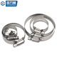 GUWANJI hose clamp 304 stainless steel clamp quick installation pipe buckle clamp water pipe clamp fixed ring pipe clamp M59-82 10 pieces