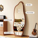Xingao Shengtang French retro full-body mirror floor-standing mirror home designer special-shaped dressing mirror high-end cloud stand style-160*55 warm white