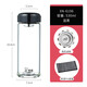 Cup de verre unique Sino Cup de grande capacité pour hommes de grande capacité Simple Outdoor Portable Filtre Commercial Coupe transparente Coupe pour l'auto-utilisation XN-6193-280ML