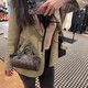 蔻驰（COACH）女士新款LACEY单肩斜挎笔筒包直邮官方正品 CO991 SV/HA白色 美现