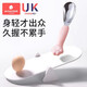 Kechao Kinderlöffel Baby Yuanbao Fork Spoon Baby 316L Edelstahl Speziallöffel für das Essen selbst zu essen