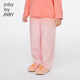 jnby by JNBY新款江南布衣童装宽松直筒裤牛仔长裤25春男女童1P1E10550 679/荧光粉 120cm