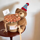 Wen Yijias Geburtstagsbärenstrauß der unsterblichen Blumen Puppen Geschenkbox für das beste Freund Girl Simulierte Blumen süße Puppe Valentinstag 11 Plateau Rot Rosen + gewebter Korbstrauß + 3519