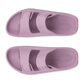 
ECCO Aibu casual slippers for men and women 2024 thick sole strap slippers Velcro sports trail Como 524104 Purple-11981 41