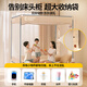 Mengduofu Anti-Fall Mosquito Neta Soporte de montaje 1.8x2m dormitorio para niños de madre y bebé Hogar de casa Tres puertas U 1.5x2m Patrón [negro] Clase A Antibacterial + Anti-Movie y Anti-Fall + Soporte 1.5M*2M*1.7M adecuado para 1.5 camas