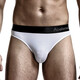 
Men's low waist solid color U convex elastic tight ice silk sexy T-pants slippery hip breathable thong T-pants sports 4-pants mixed color 4-pants XL