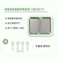 Pink Bunny's new home frying yogurt machine small plug-in-free children's homemade DIY frying ice plate 316 stainless steel milk white (316 stainless steel plus model)