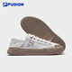 Filafusion Filafusion zapatos para hombres con zapatos de lienzo de media tapa de un pie zapatos de tablero de verano Mulas de zapatillas Blanco de nieve/nomad marrón 43