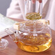 Haofeng 2025 new glass teapot complete tea set set teapot steaming all-in-one household teapot as a gift