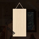 Solid wood blank hanging tag, handwritten painting and engraving, small wooden sign, custom-made carved wooden door sign, billboard, 28*14CM style 8
