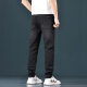 Canelin Kiskha Black Jeans Männer Frühling und Sommer Männer schlanke Füße Einfach bequeme, vielseitige Stretch-Casual-Hosen Männer 1048 Schwarz [77,9% Baumwolle] Größe 28