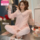 
Modal coral velvet pajamas for women in winter thickened velvet cute suit flannel princess style women's home clothes autumn and winter XT-9923# M
