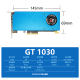 
Songrui Collection Half-Height Knife Card Graphics Card Brand New GTX1060/1050TI/1650/1030/RX550 Server Industrial Control All-in-One Mini Case OPS Computer Graphics Card 2 Screen GT1030 2G 4X Industrial Control Knife Card 2HDMI