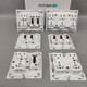 Foton socket M12 exposed switch with open wire panel, one open five holes, open box air conditioner, single open 5 holes, 15 holes plug, one open five holes, double control