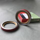 
Jiuyoujiajia TFE yellow stainless steel oil seal Dry wear dustproof vacuum pump air seal Polyskeleton oil seal Shaft 1049 10*20*7 Yellow lips