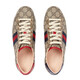 Gucci (G)/Женская туфли Пара Ace Pare of G Canvas Conteakers 4990 K2LH0 9768 БЕЙЖЕ 35 34