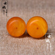 Olevo natural Russian material old beeswax single beads with loose beads single bucket beads bracelet diy men's accessories top beads separated beads old beeswax pier 22*16mm single