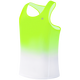 Bimai 2025 Sommer neuer Laufwürfel Schnelltrockne Weste Outdoor Marathon Sport Yoga ärmellose atmungsaktive Weste Fluoreszenzes Grün/Sturm weiße Männer xl xl