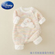 Disney (Disney) Baby Autumn and Winter One-piece Clothes Newborn Girl Full Moon and 100 Days Super Cute Princess Going Out Spring and Autumn Clothes for Climbing Beige Gradient Clouds One-piece Clothes 80cm 80 Recommended for 8-12 months