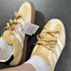 Adidas (adidas) Männer und Frauenelbe Lifestyle-Freizeitschuhe 25 Jahre Frühling und Sommer komfortabler und vielseitige Sportarten Nicht-Slip-Wear-Resistant Low-Top Yellow Ji3523 Ji3523/Gelb 35.5
