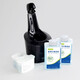[Alta calidad] Adecuado para Philips Razor Cleaning Liquid S9000 S9711 S9511 S7370 Reemplazo 3 botellas 3 botellas - 900 ml de aceite libre + cepillo pequeño