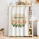 
Katillen storage rack shelf shelves and curtains cabinet dust-proof and hole-free slide rails covering cloth curtains kitchen miscellaneous curtains. You are working hard - hole-free slide rails 80*140cm (send hole-free slide rails)