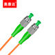 Aokonda Multimode Single Core Gigabit Fiber Fibre Jumper LC/SC/FC/ST/Interface Broadcast FC/APC-SC/APC Multimode Fibre Jumper-Erweiterung Jumper Tail Fibre Custom Länge FC (APC) -FC (APC) Multimode Single Core 3-Meter