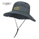 CARTELO sun hat Men's large brim sun protection hat Summer outdoor sun hat Breathable foldable fishing and mountaineering fisherman's hat
