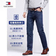 Tommy Hee Kelly Chunchun Jeans Männer lose geradlinige hohe Taille mit hoher Taille lässige lange Hosen Sommer dünner Stil 5155 Dunkelblau dicker Stil 29 2ft 2 Taillenkreis
