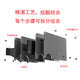 
2025 spot cross-border aluminum alloy card clip RFID anti-theft brushing metal card bag metal card cover ultra-thin men's wallet black