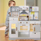 Youlebi Children's Kitchen Toys Early Education Player House Large Refrigerator Stove Simulation Baby Cooking Tableware Scene Toys Wooden Kitchen Toy Set