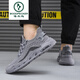
Woodpecker spring and summer comfortable large-size men's shoes 2025 spring new mesh breathable sports shoes fashionable and versatile soft sole casual 9225 black 43