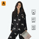 Yalu [Xinjiang algodón] Pajamas de primavera para mujeres 96% de algodón Polka de manga larga Dog 25 años Conjunto de ropa para el hogar New Women's 3E3294 [7a Xinjiang algodón] M: Peso recomendado 80-100 Jin [Jin equivale a 0.5 kg]