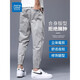 Zhenweis casual pants for men's summer thin loose tying feet new men's pants trendy and versatile Harren quick-drying nine-point sports pants 2016 black [breathable and quick-drying] M [Suggested 90-110Jin [Jin equals 0.5 kg] wear]