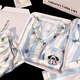 Also booked with internet celebrity big nose dog women's ice silk pajamas for summer thin short-sleeved trousers three-piece dopamine striped home clothing KAD-13555SD Star puppy double short 2XL