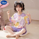 迪士尼（Disney）甜美可爱女童家居服套装优质棉少女款夏季短袖短裤甜美睡衣女孩 687莫代尔 160 大童XL码 建议身高160-170CM