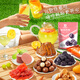 Liangpin Shop Food Train Super Large Gift Pack for Gifts for Girlfriends to Kids Birthday Gift Box [Super 7Jin [Jin equals 0.5 kg]] Food Train 3527g/35 bags