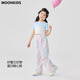 MOUNKIDS GIRLES Pantalones de verano de patrón de verano