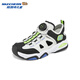 Skechers Small Armor Sandals 3.0 Comfortable Mesh Breathable Boys' Sports Shoes Fashion Frame Shoes 405320L Boys/White/Black/Yellow/WBKY 34
