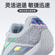 李宁（LI-NING）击剑鞋新款专业成人儿童男女 竞技防滑比赛训练击剑鞋 LDAT101-1电镀银 37