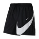 耐克（NIKE）运动套装女装 2025新款夏季健身训练舒适透气短袖T恤宽松梭织短裤 DV7885-133+HM8980-010 M