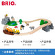 BRIO瑞典经典蒸汽轨道小火车发声高铁列车玩具儿童遥控车拼装 33867-BRIO WORLD声光地铁列车