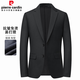 Pierre Cardin anti-wrinkle suit men's jacket spring and autumn business casual single suit dad suit top men's work wear