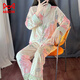 Catman (Miiow) Pajamas pour les femmes au printemps, automne et hiver en velours or long à manches longues minces velvet 2025 Nouveaux vêtements de maison de luxe légers floraux 6167 # rose [rose grand amour] 2xl [recommandé 140-160jin [Jin équivaut à 0,5 kg] usure]