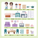 Yunya Children's Player RV Toy Princess Doll House Music transformé RV
