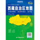 Neue 2025 Tibet Autonomous Region Map 1068*749 mm Papierwandaufkleber Politische Region Gelände Transportmittelkarte