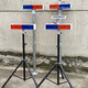 Solar Warning Blitzlicht-Klammer rot und blaues Blitzlicht Warning Light Blitzlicht Nachtstraße Straßensperre V1SN3524 Große integrierte 4 leichte doppelseitige hellrote und blaue Strobe + Bracket